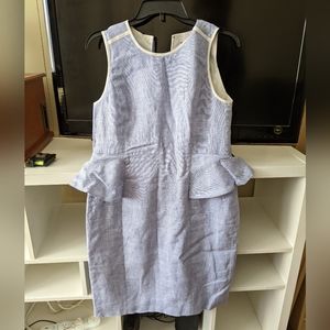 Chambray poplin dress JCrew